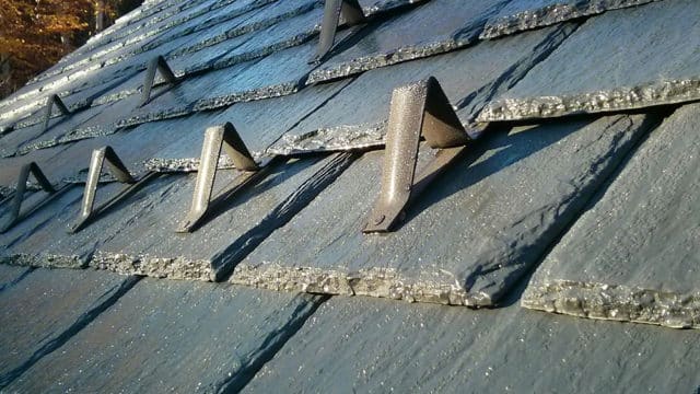Slate roofing shingles