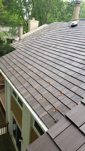 synthetic shake roof
