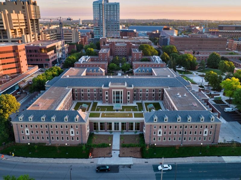 On old and new buildings alike, higher ed synthetic slate roofs are popping up on campuses across the country. 