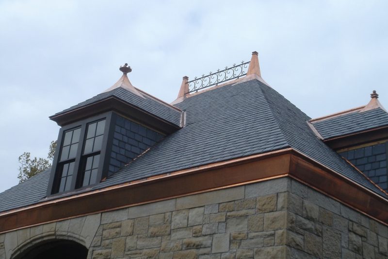 Copper Accents with Castle Gray