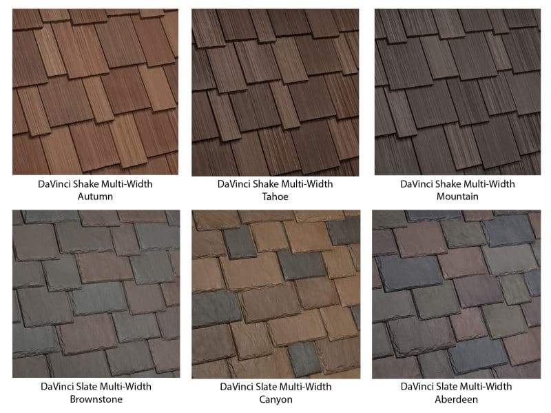 DAVINCI Shake and Slate Warm Tones are a natural with copper