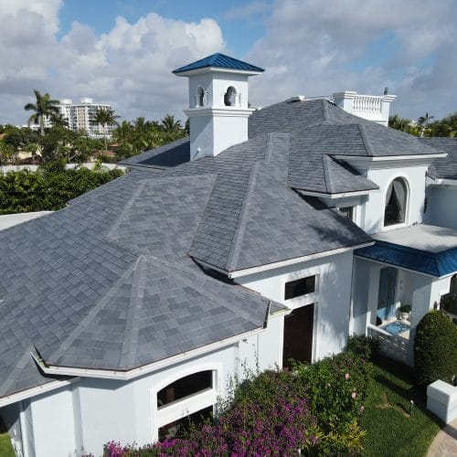 Miami-Dade approved composite slate in Castle Gray