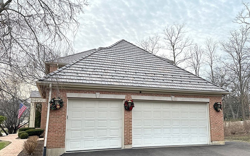This synthetic shake roof updates the home and provides priceless peace of mind thanks to DaVinci's Limited Lifetime Warranty. 